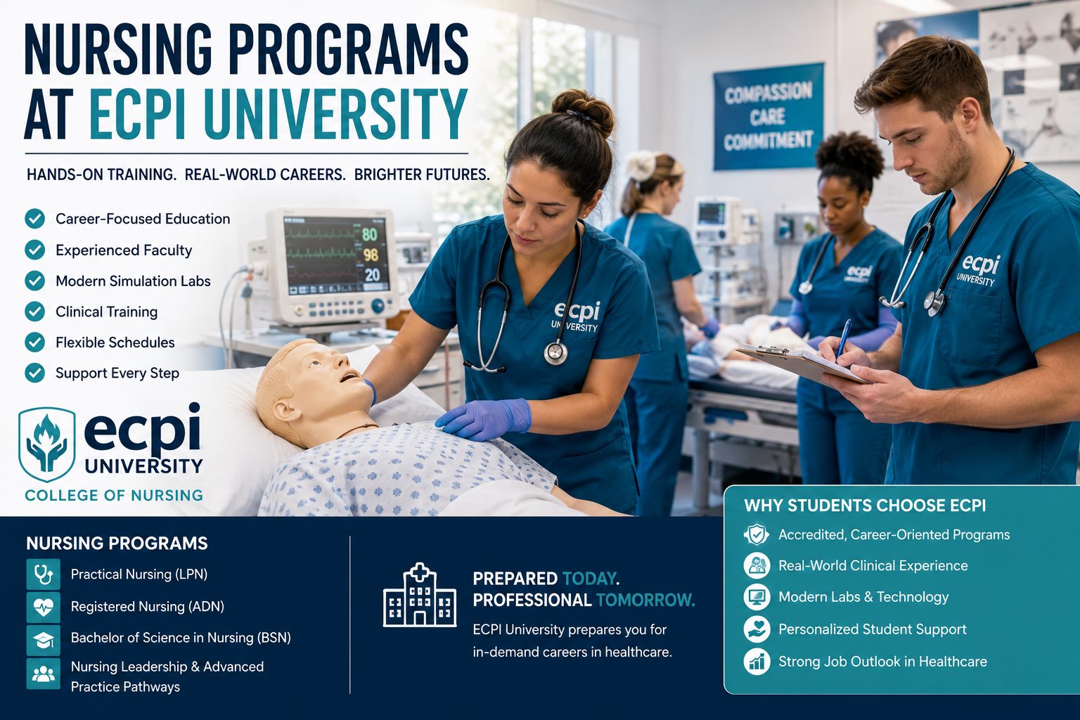 Nursing Programs at ECPI University (2026)